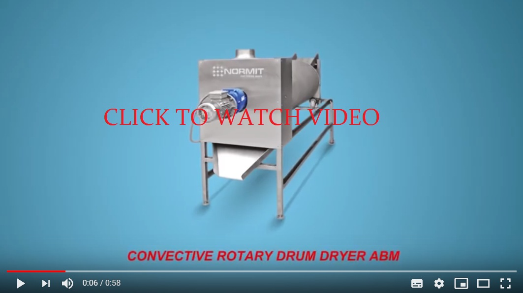 Rotary drum dryer ABM NORMIT